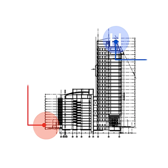 Best Place Land and 2 Buildings for Sale Near Thonglor, Bangkok Thailand Structure Multi Floor Office Buildings