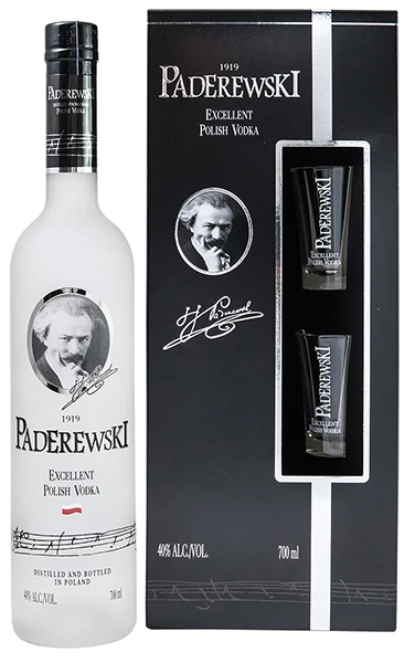 700 ml PADEREWSKI Grain Vodka Bottle in Bulk Supply fo Sale