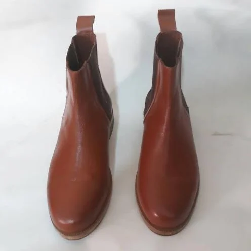 Brown Genuine Leather Chelsea mens boots, 2020 Men Waterproof All Season Chelsea boots