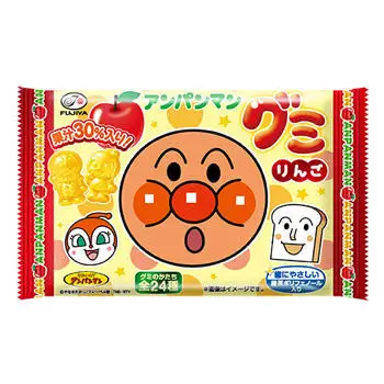 Anpanman gummy apple