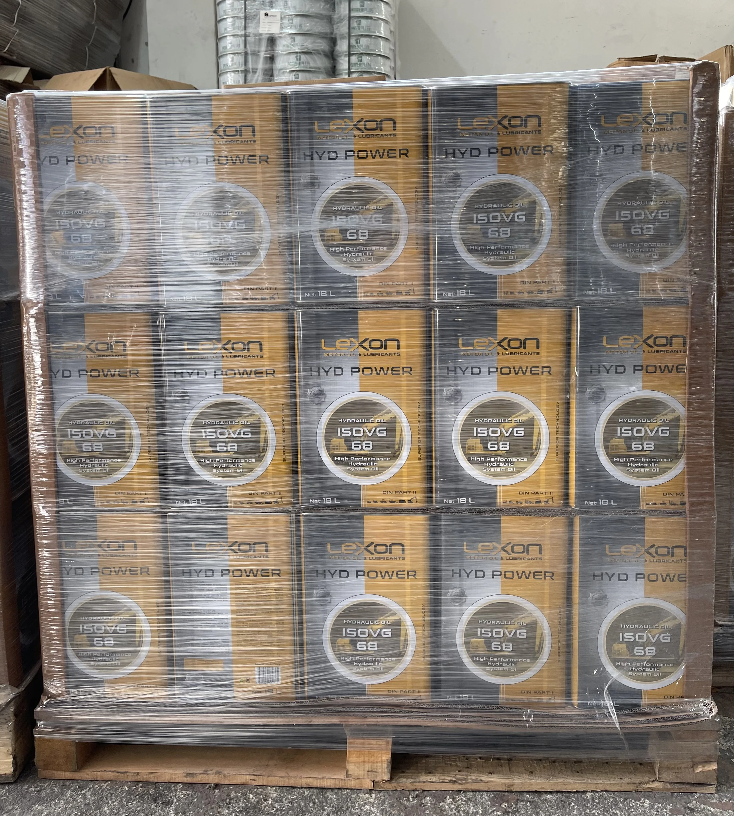 LEXON Hydraulic System Oil ISO VG 68 Hydraulic SerieS Bottle Industrial Lubricants Tin IBC Tank 1000L Barrel