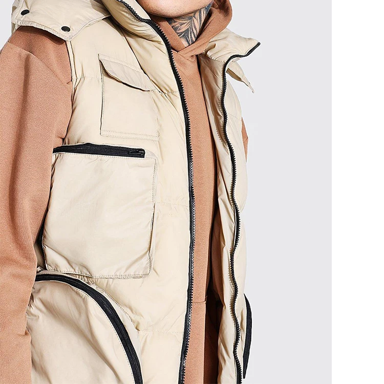 Высококачественный Женский уличный спортивный мягкий удобный жилет на заказ водонепроницаемая ветровка теплый стеганый пуховой