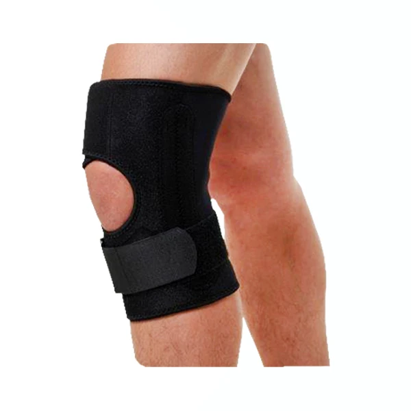 For Runner, Exercise, Soccer, Volleyball With Strengthen Belt Half Open Knee Support