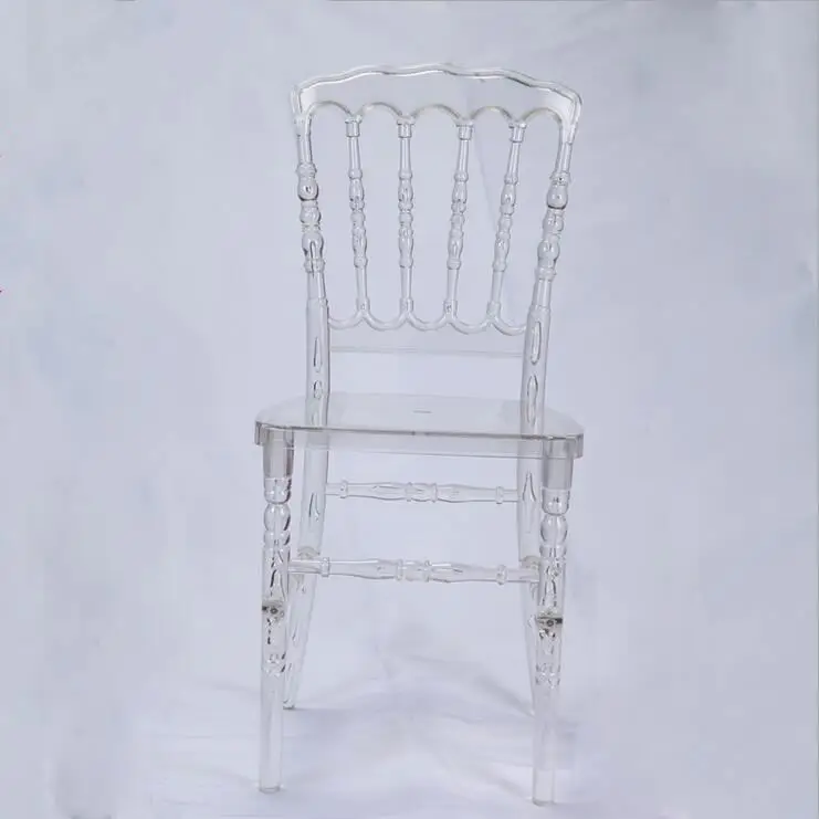 Factory Direct Sale Plastic Plexi Napoleon Chair Wood