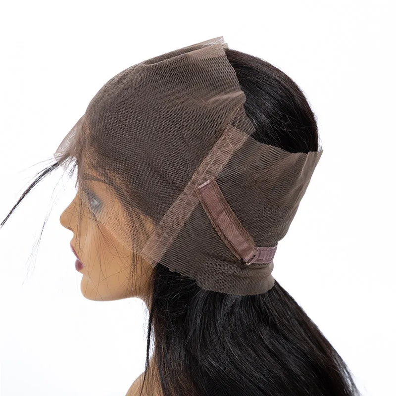 Wholesale virgin hair 360 lace frontal, cheap price 100% peruvian virgin hair bundle with baby hair and natural hairline