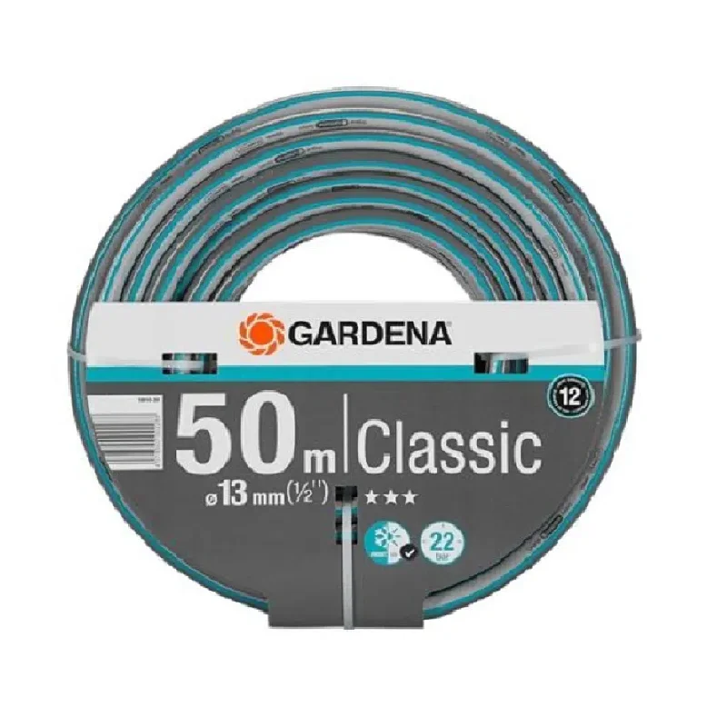 Home Garden Supplies UV-resistant 50m  Blue Classic Hose 13mm (1/2' Diameter) G-18010 With Warranty 12 Years From Germany
