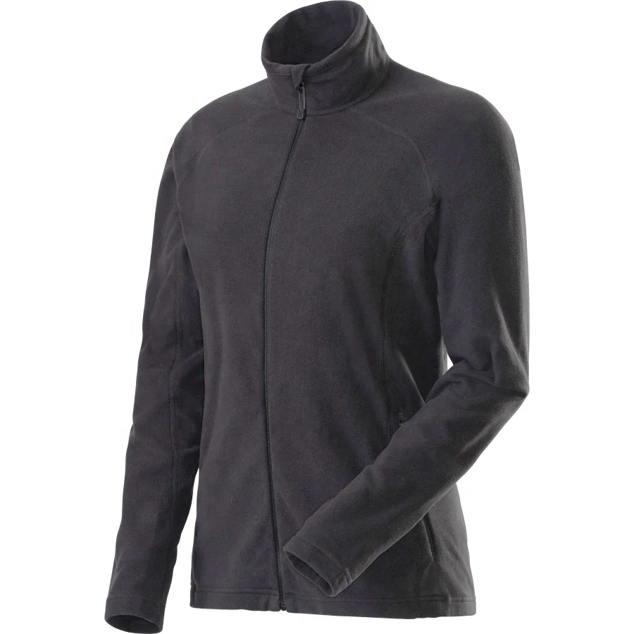 
whole sale unisex comfortable panel work with 4 needle seams zip up style zip closures warm polar fleece hoodie jacket 