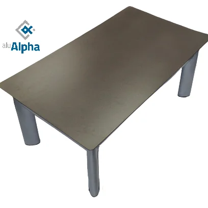 
High Quality Assembled Aluminum Coffee Table Outdoor Furniture Vietnam Manufacturer 