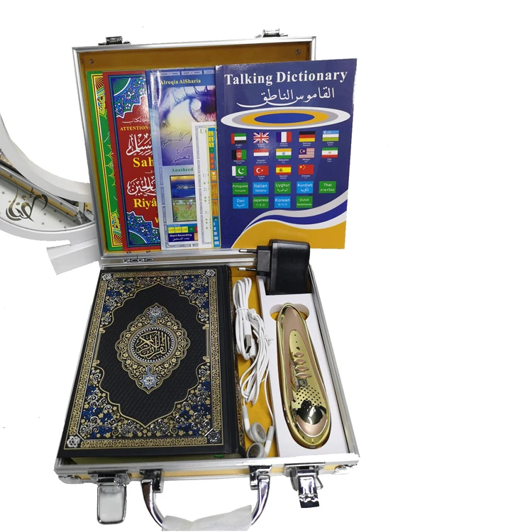 Smart Islamic Muslim Tajweed Big Al Quran Book Digital Read Reader Reading Learning Speaking Talking Pen With Bangla Urdu Somali