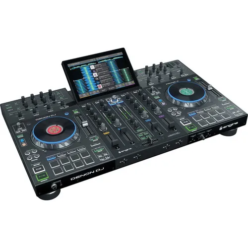 Прямые поставки для Denon DJ Prime 4 Автономный 4 под старину с подкладкой, DJ система с 10 сенсорного экрана