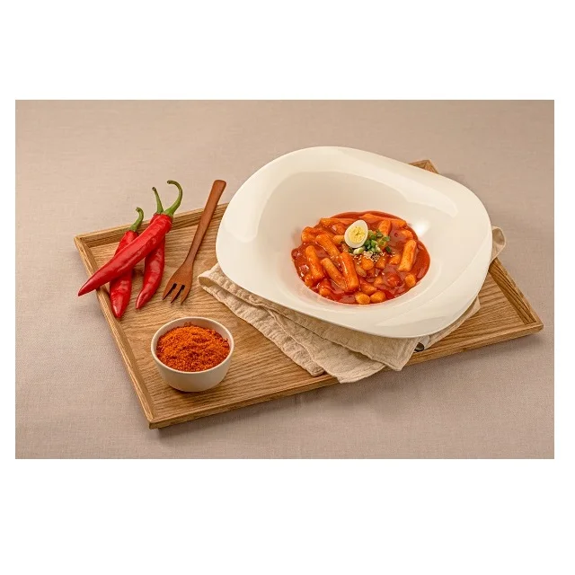 Korean popular snack tteokbokki easy to make with microwave Mimi Spicy Topokki Korean manufactured safe food product