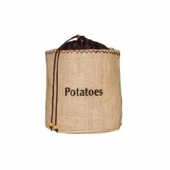 CUSTOMIZED BURLAP VEGETABLE JUTE BAG GOOD QUALITY CUSTOM LOGO ONION & POTATO BURLAP BAG NATURAL BURLAP BAG