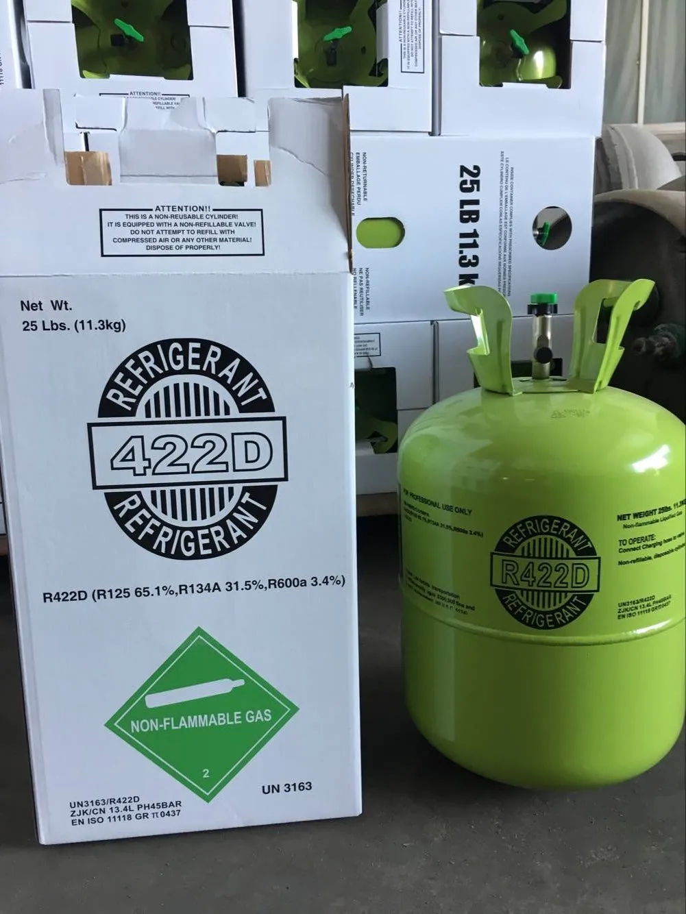 Factory supply air condition 99.9% purity/Bulk-buying HFC refrigerant gas R134a/gas R134