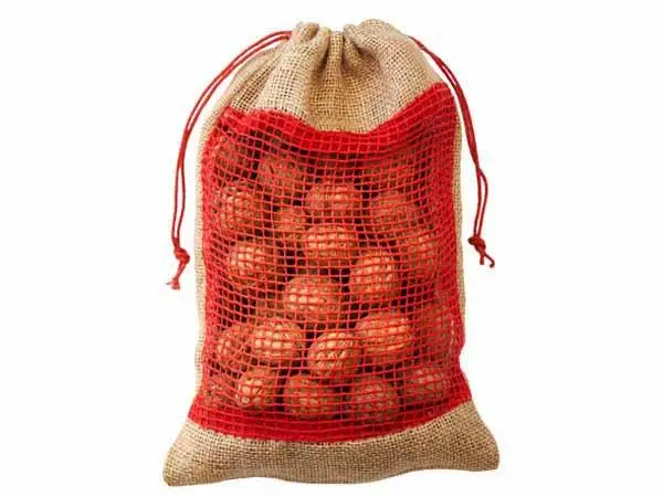 Eco Friendly Custom logo Printed clear Tote Produce Mesh Bag Vegetable Packaging Reusable Organic 100% Cotton Bags Drawstring