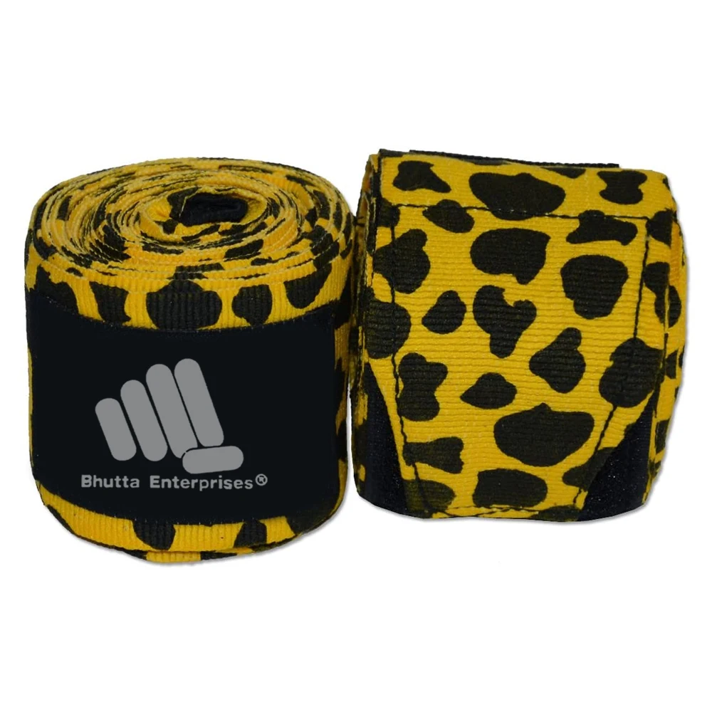 Customized Cotton Elastic Hand & Wrist Support Boxing Hand wraps tape for Kickboxing