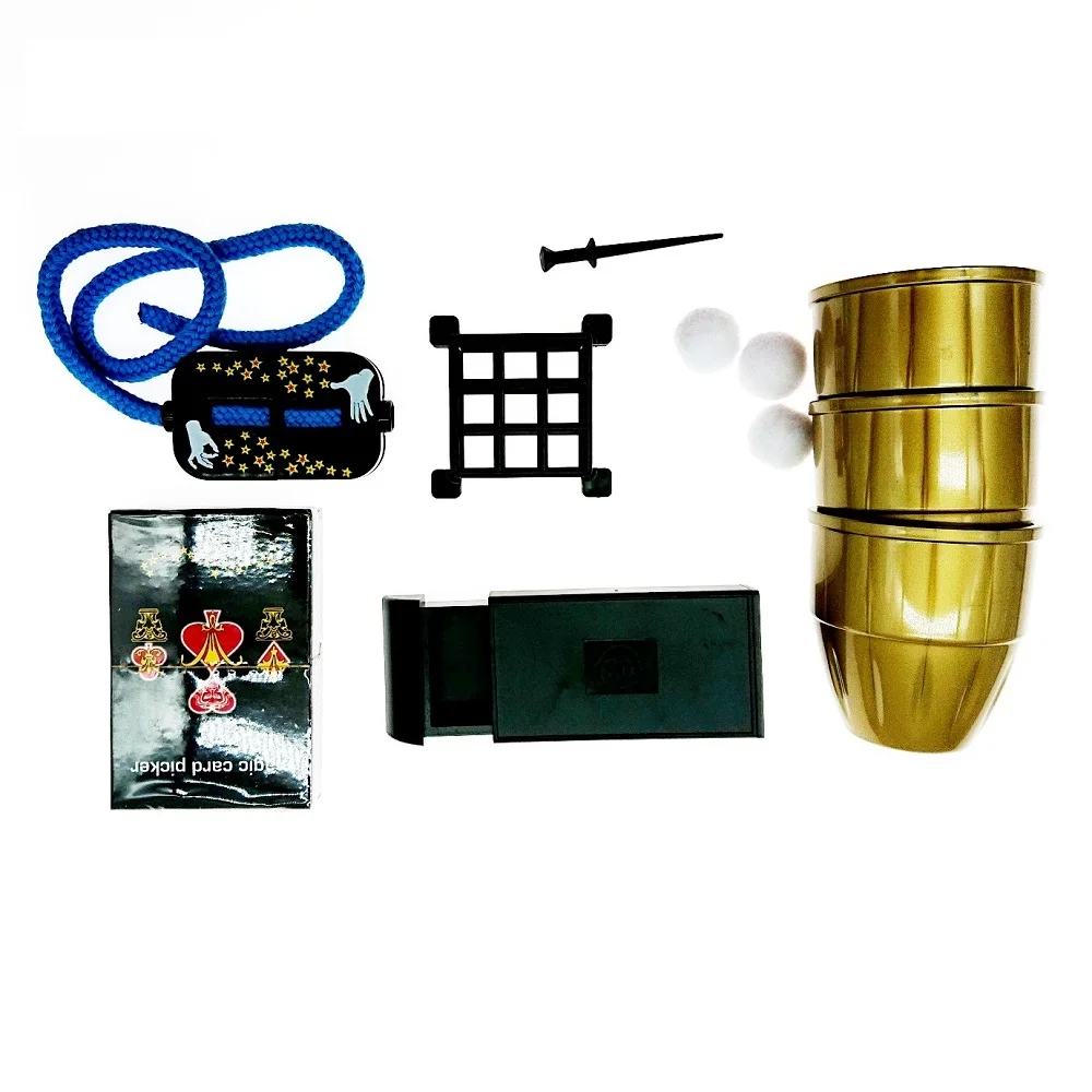 Modern Charming Tricks EN71 BSCI Novelty Jokes Gag Gift Magic Set 5-in-1Toy