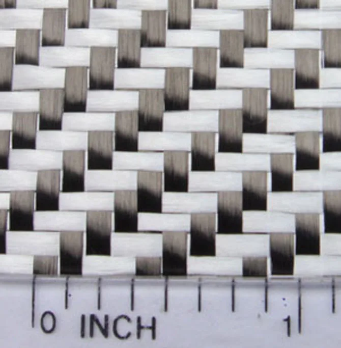 white carbon fiber fabric  Twill