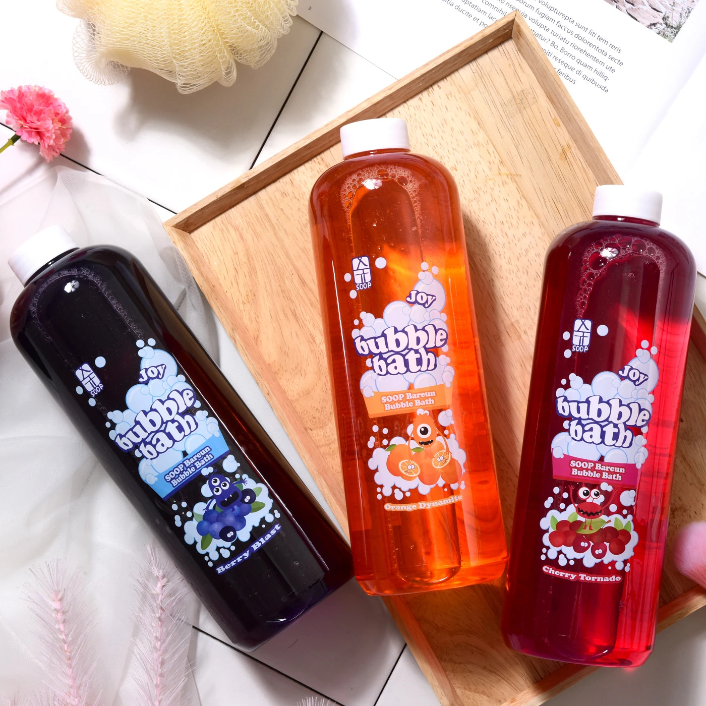 Корейские органические Роскошные пузырьки для ванны