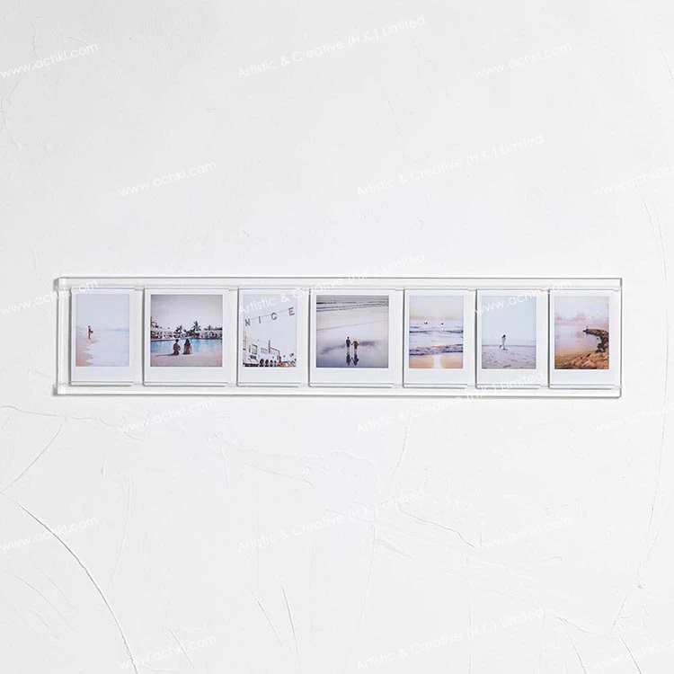 HK Design Patent, высокое качество, акриловая Instax Gallery Rail для стен