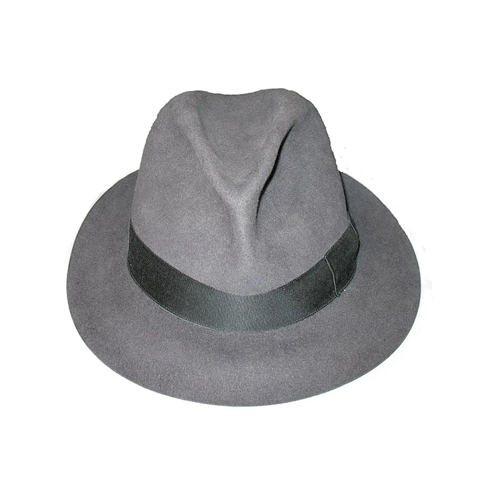 Classical Stylish Custom Cowboy Cap Wholesale Denim Fedora Hats Straw Fedora Hat