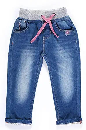 Spring Autumn Children Girl Kids Baby Casual Kids baby jeans girls baby kits embroider jeans pants