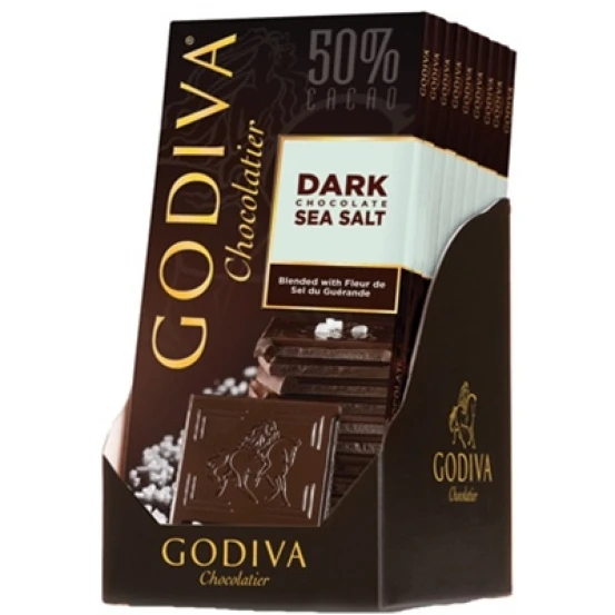 Godiva 100g Tablet Dark Chocolate 50% Sea Salt