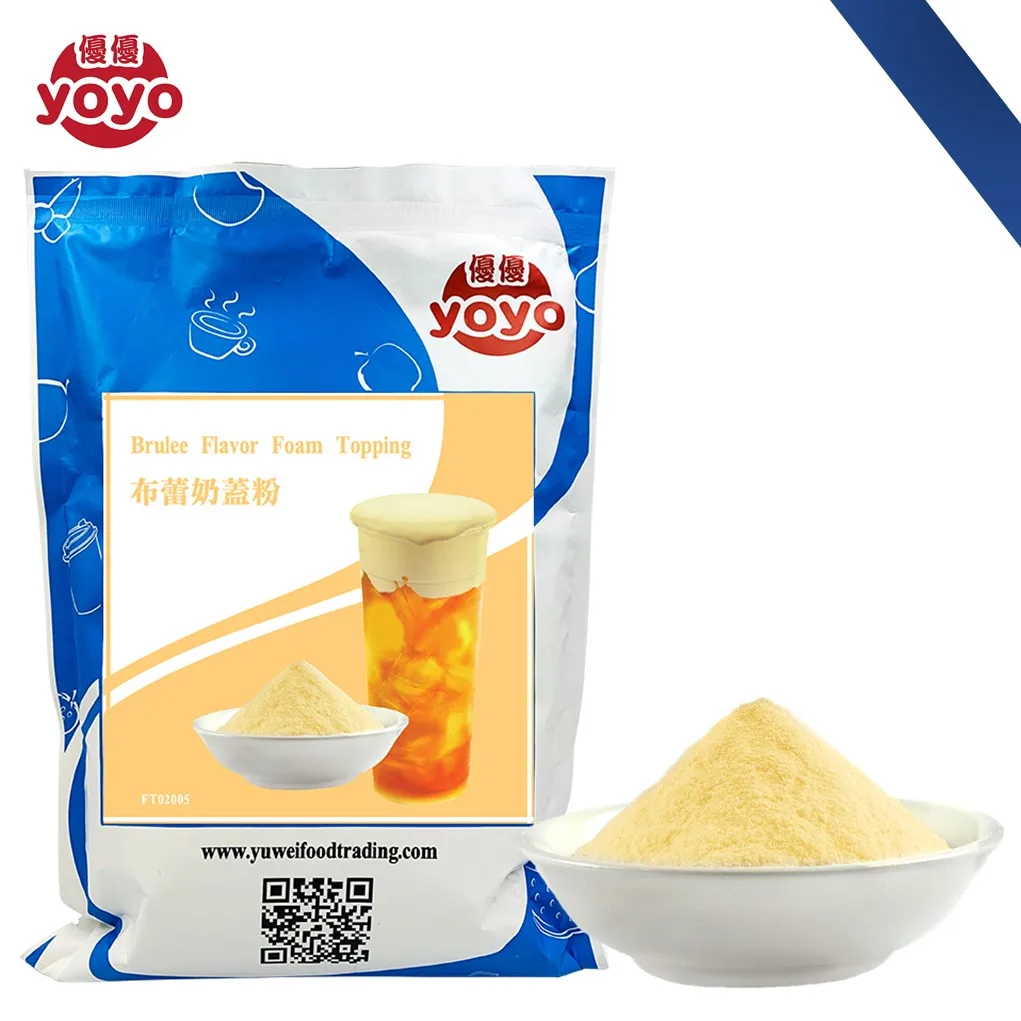 Milk Powder Brulee Flavor Powder Topping Taiwan Milk Tea Product