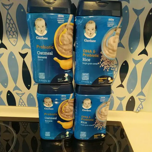  Gerber Детские хлопья ДГК и пробиотик