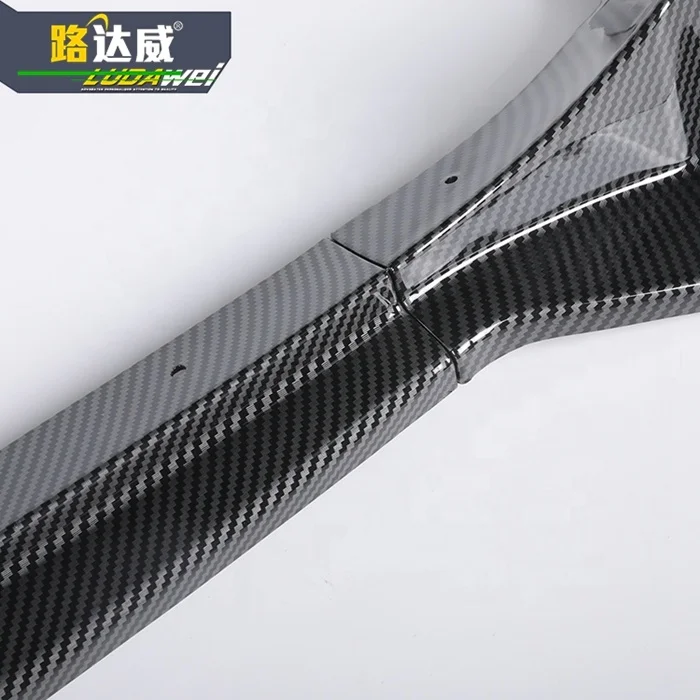 Внешние автозапчасти спойлер переднего бампера распределитель губ диффузор для G20 BMW 3 серии 2019 + углеродное волокно