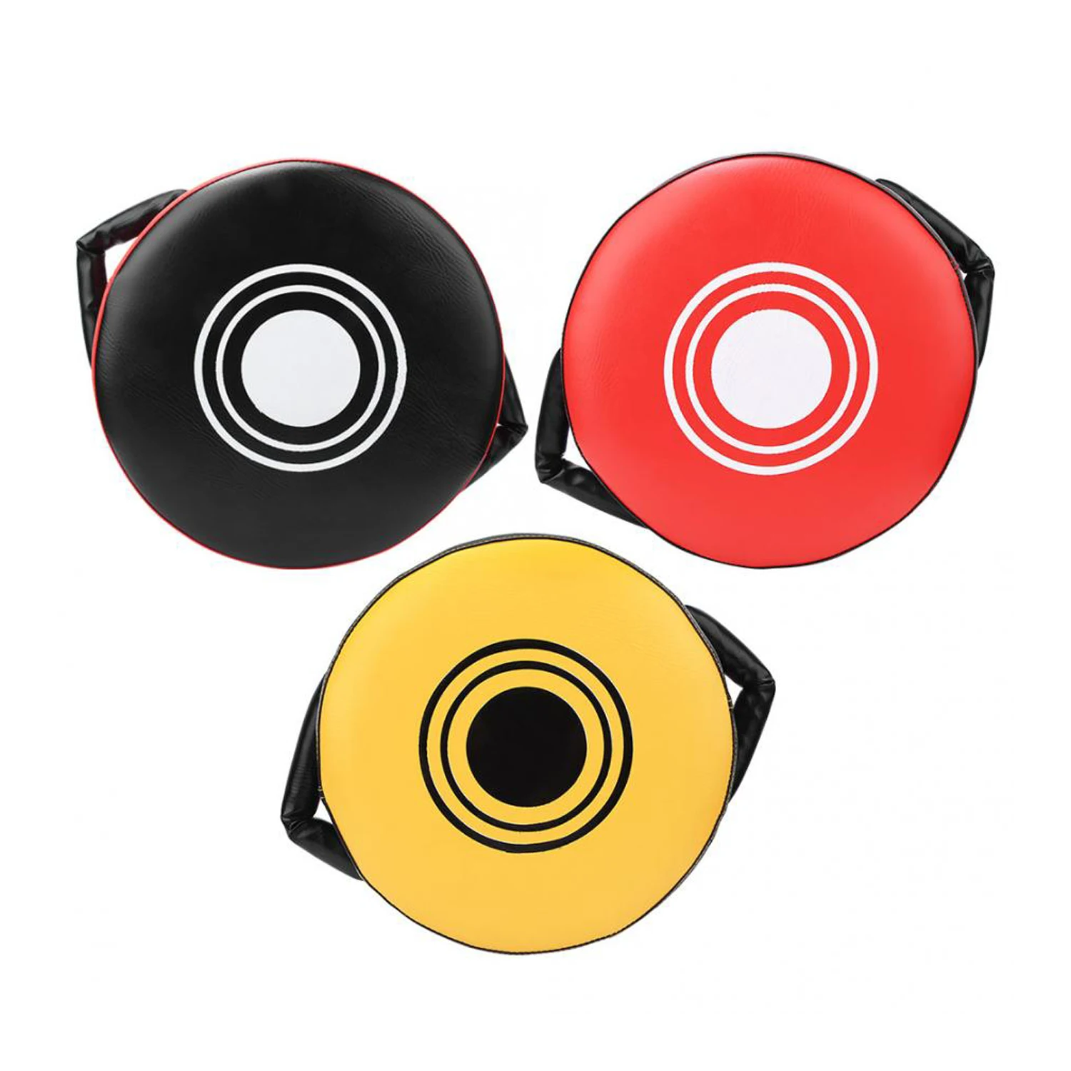 High Quality Synthetic Leather Boxing Big Round Kick Pads custom logo Boxing Training punching Kick pad