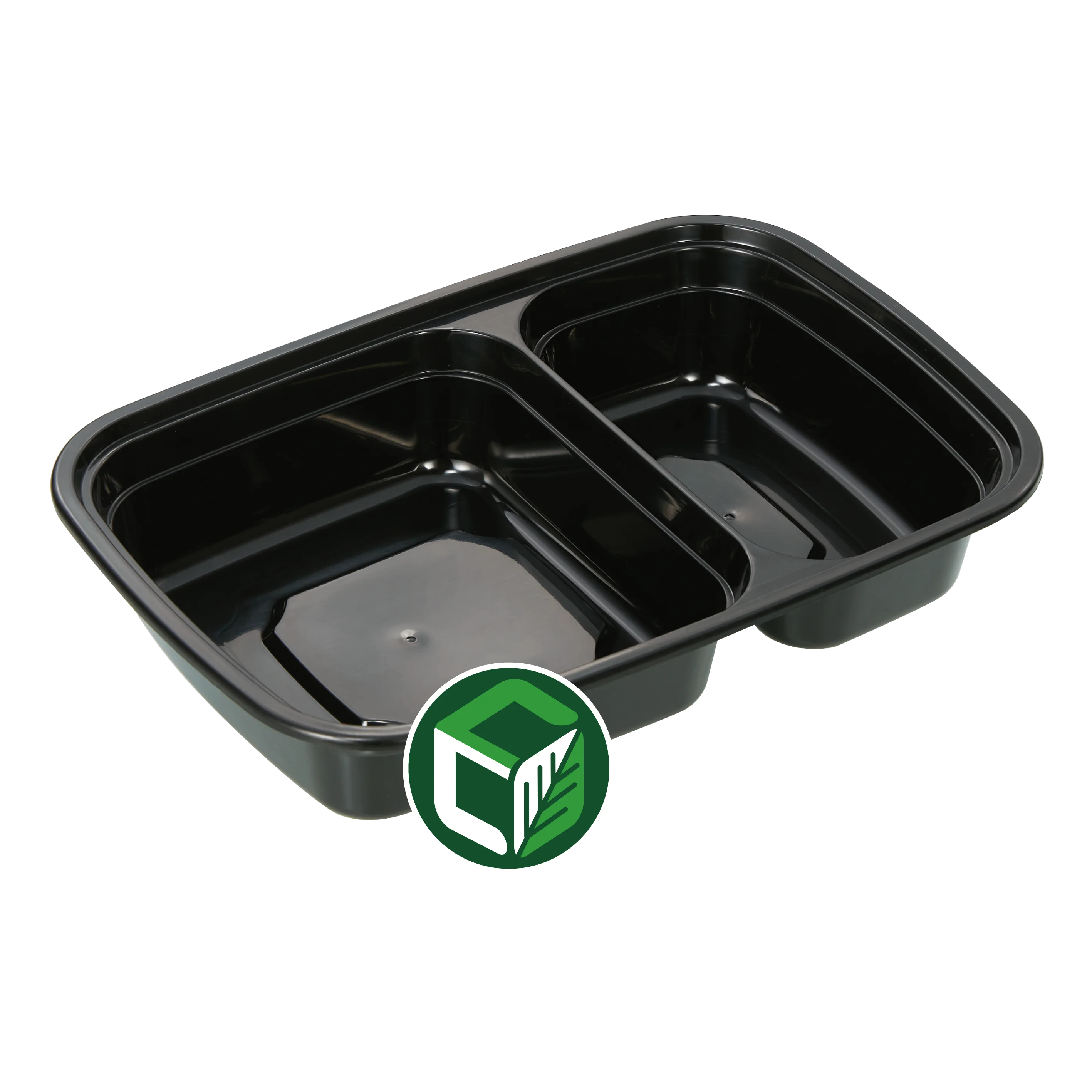  Контейнер для хранения еды одноразовый с 2 отделениями 28 унций