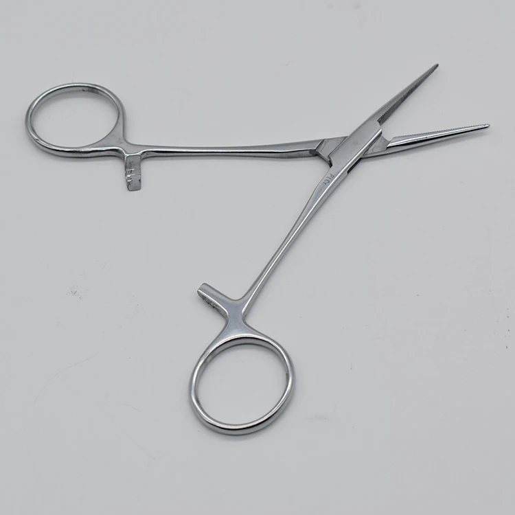 Пинцет Kelly Hemostat 5 дюйма изогнутые прямые зажимы с полузубчатыми челюстями идеально подходит для EMT пожарных медсестер стоматологических принадлежностей рыбалки