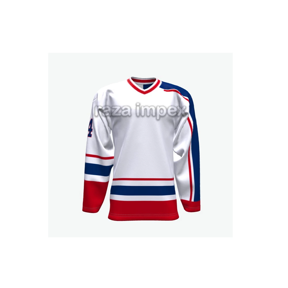 Новейший дизайн Джерси для хоккея с шайбой полиэстер командные клубы Лига сублимация мужчин