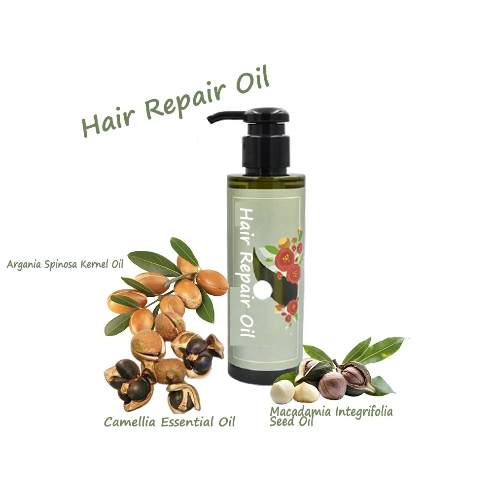 
Pure Argania Spinosa Kernel Oil Hair Repair Serum Treatment Hair Growth Serum 