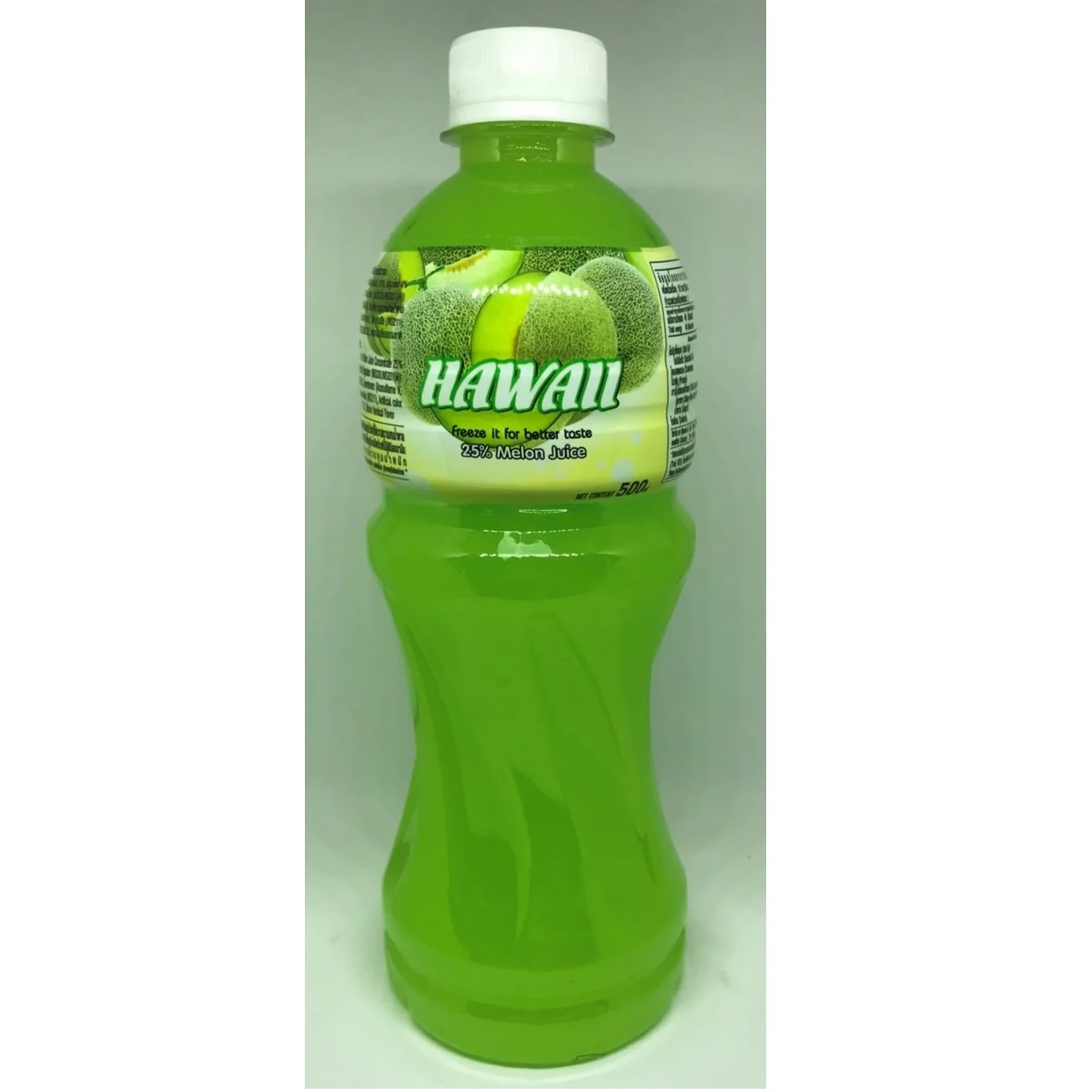 High Quality 12 Months Shell Life 25% Melon juice Hawaii Brand 500ml Export From Thailand