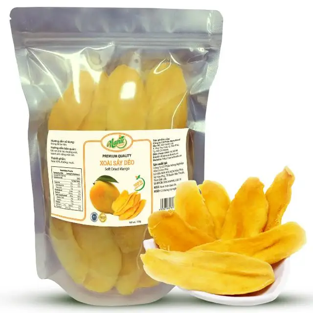 Factory Price Delicious Sweet Soft Dried Mango 500gr 100% Natural Made In Viet Nam