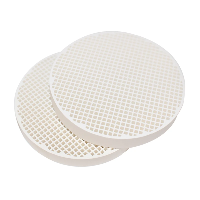 Infrared honeycomb ceramic for ceramic grill burner parts