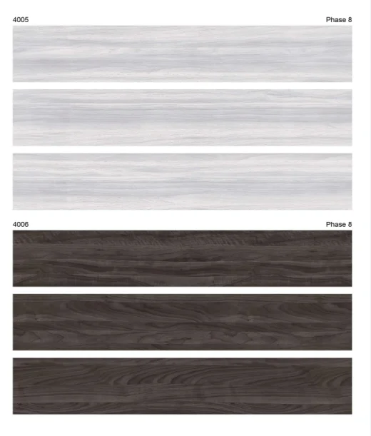 Фарфоровая напольная плитка 200x1200 мм с разными узорами и оттенками дерева украсит Ваш интерьер естественным видом