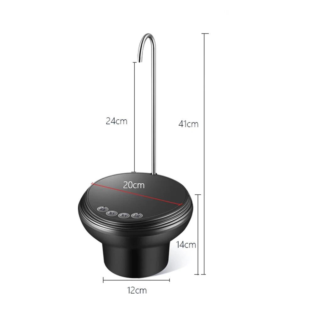 LED Water Dispenser USB Recheargable Home Charging Bucket Automatic Fluid Dispenser USB Rechargeable Durable Electric Water Pump