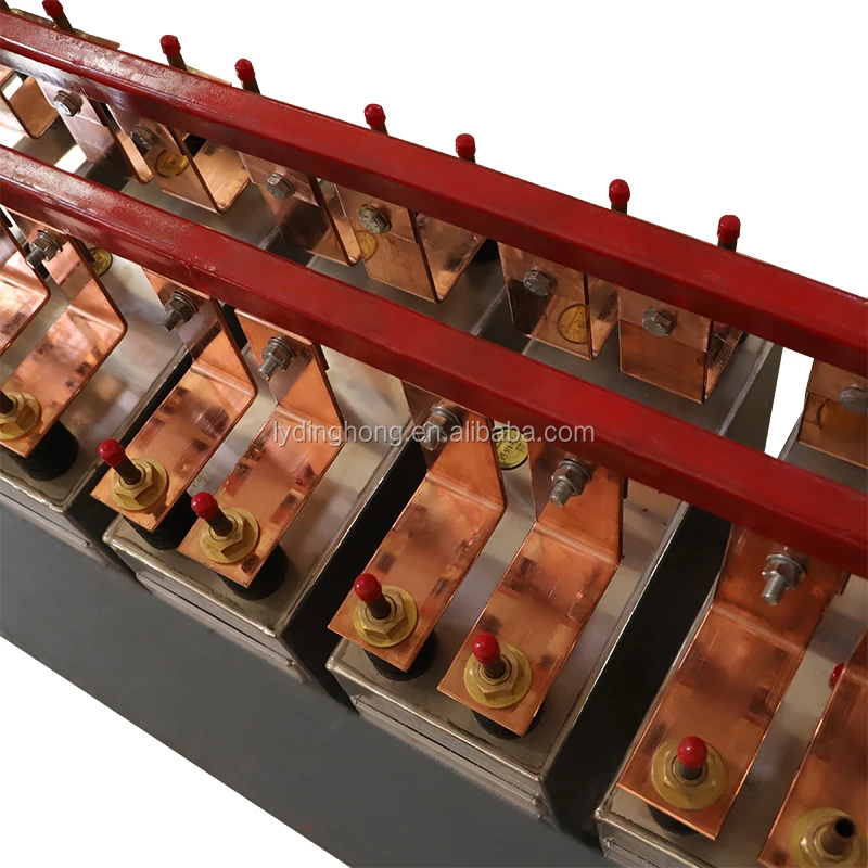 2000 kvar Water cooled power capacitors designed for use on induction furnaces and heaters RFM0.75-2000-1S