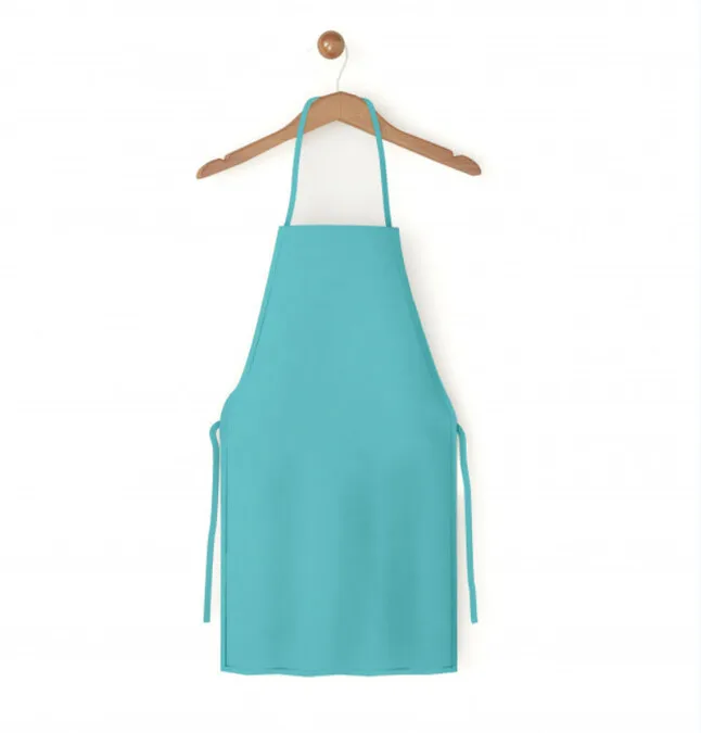 Wholesale high quality cotton long kitchen cooking chef apron, OEM, ODM