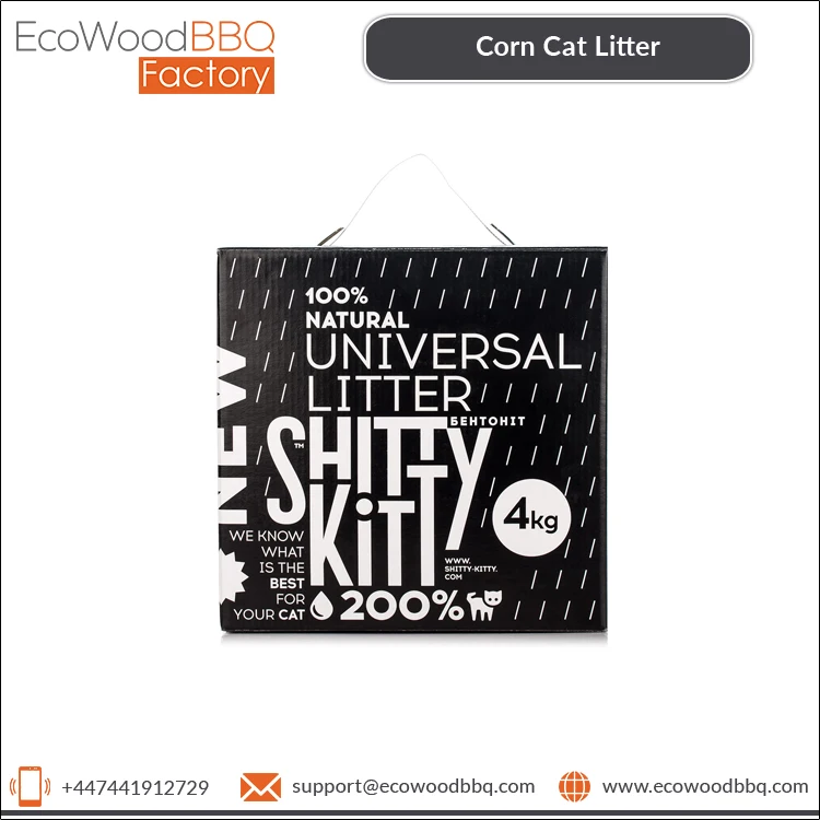 Direct Factory Sale High Quality 100% Chemical Free OEM Available Corn Cat Litter for Cat, Small Dog