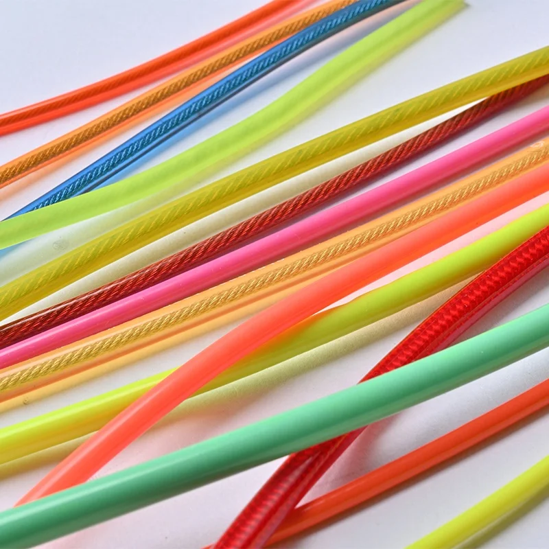 Customized Colorful Plastic Steel Wire Outdoor Roller Blind Cable With Coating