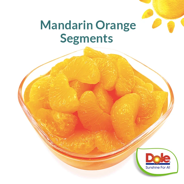 
Canned Mandarin Orange Segments in Light Syrup 