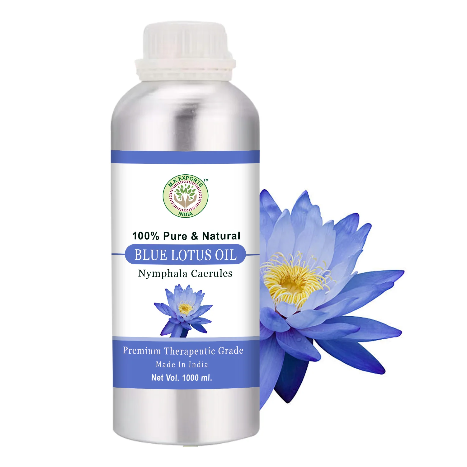 High Quality Best Selling 100% Pure  blue lotus flower essential oil At Best Prices