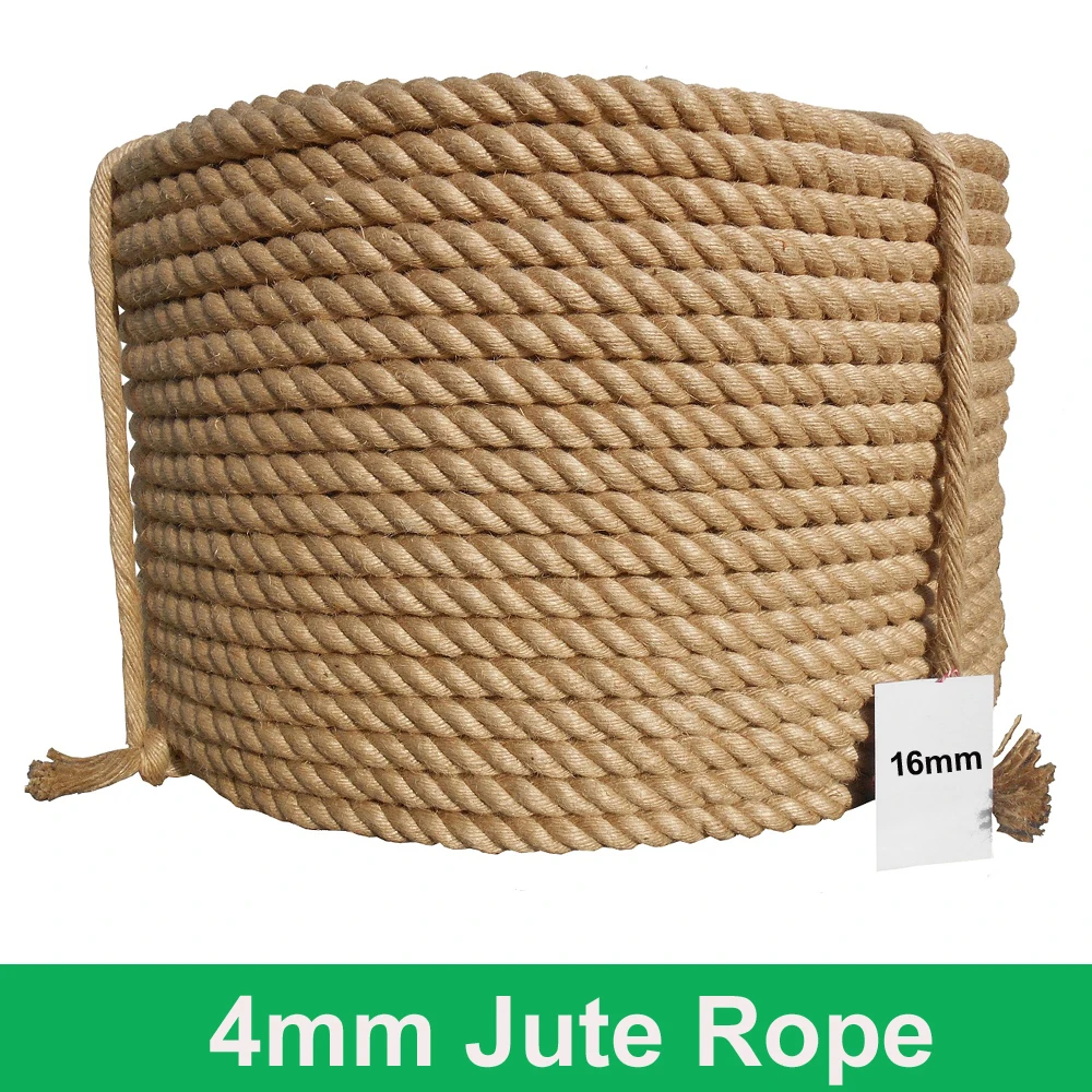 High quality medium twist jute rope Bangladesh jute rope manufacturer