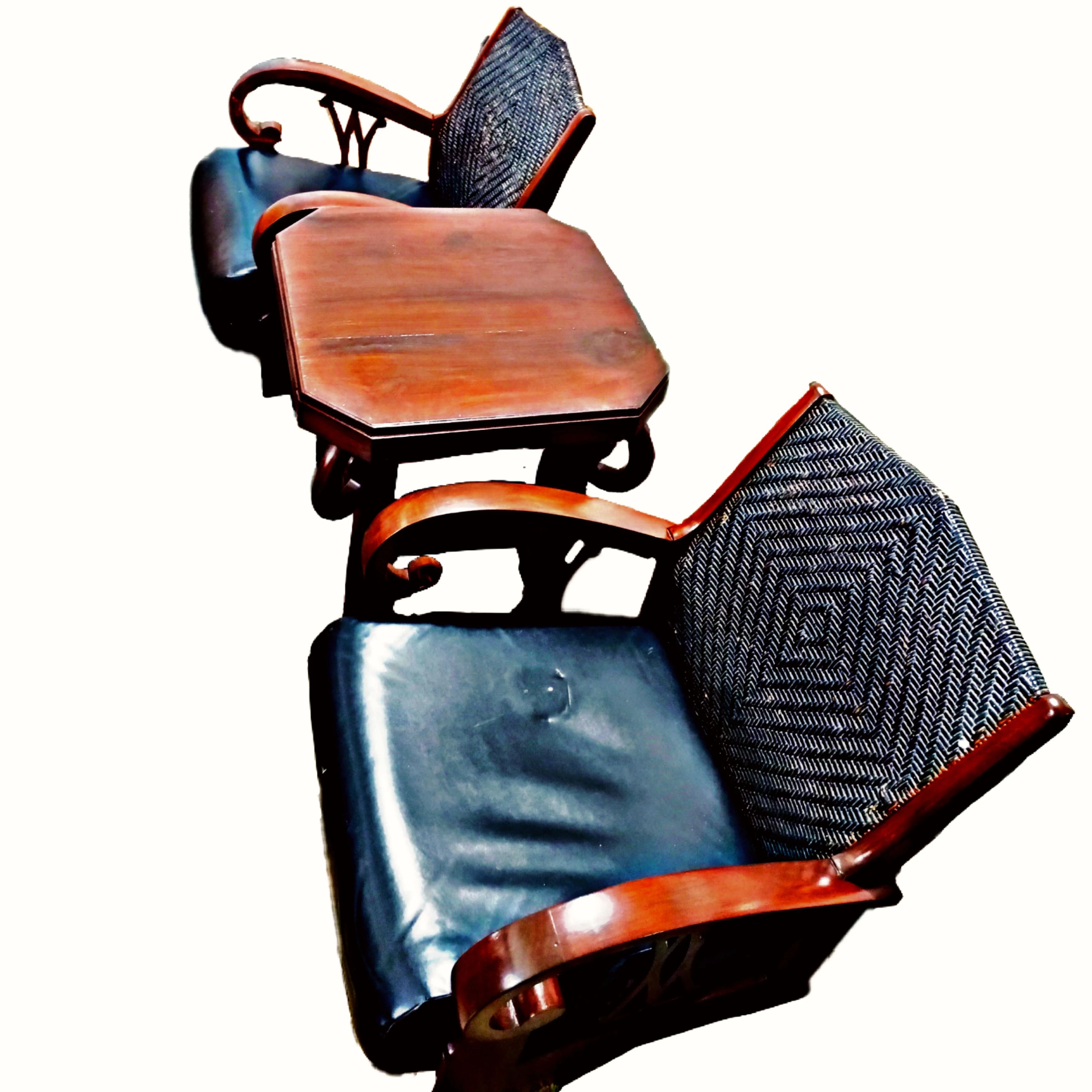 
High Quality Teak Wood Living Room Table and Chairs Set 