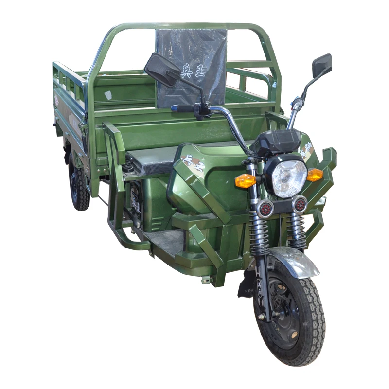 2021 new design new energy 60V1000W van moped cargo electric tricycles