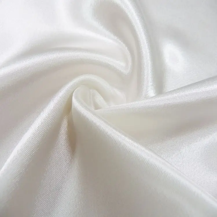 LCL009 Taiwan 96.6 Polyester 3.4 Spandex Shiny Liquid Look Charmeuse Satin Fabric Stretch