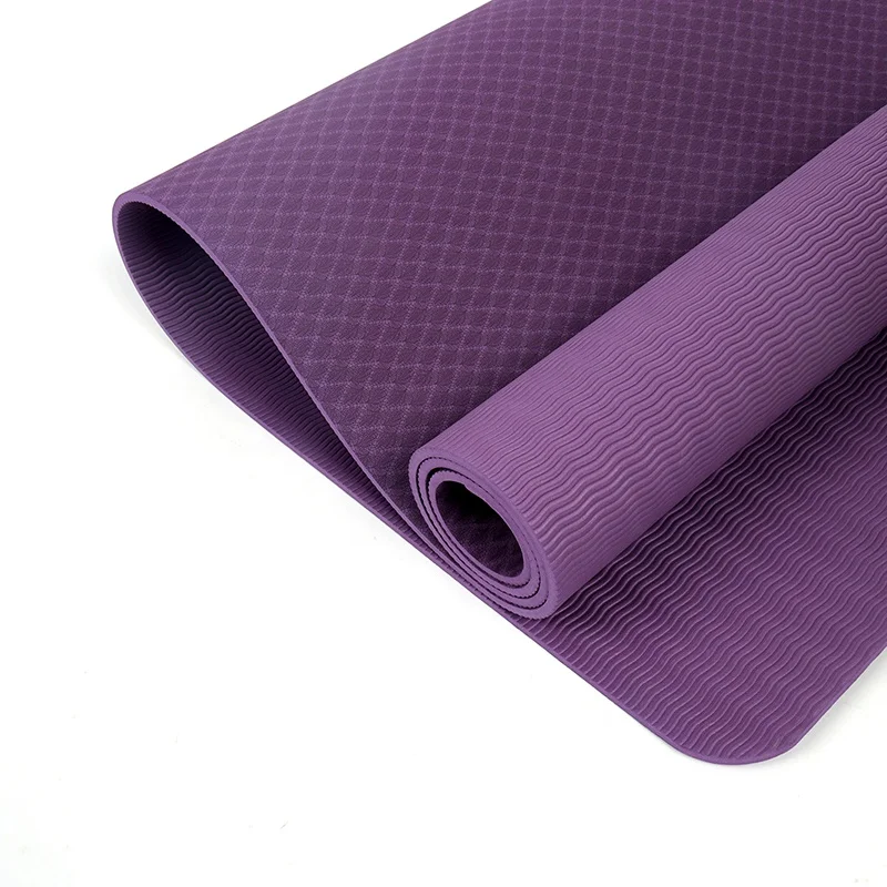3mm Yoga Mat Manufacturer High Density Anti-tear TPE Yoga Mat with Carrying Strap